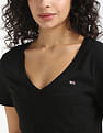 Tommy Hilfiger Solid Slim-Fit Cotton T-Shirt