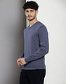 Tommy Hilfiger V-Neck Organic Cotton Sweater
