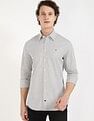 Tommy Hilfiger Striped Slim-Fit Poplin Woven Shirt