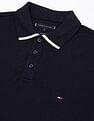 Tommy Hilfiger Solid Regular-Fit Cotton Polo Shirt