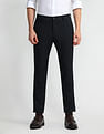Arrow Newyork Carson Tapered Fit Self Design Trousers