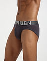 Calvin Klein Underwear Mens Solid Grey Briefs