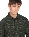 Flying Machine Floral Print Pure Cotton Shirt